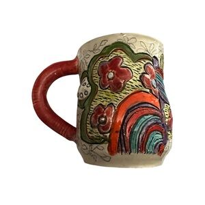 Colorful Floral Ceramic Mug